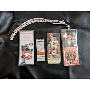 2001 Cal Ripken Jr Baltimore Orioles Retirement Last Game Ticket Stub Lanyard